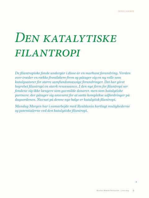 Katalytisk filantropi - Realdania Debat