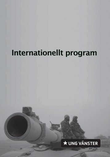 Internationellt program - Ung Vänster
