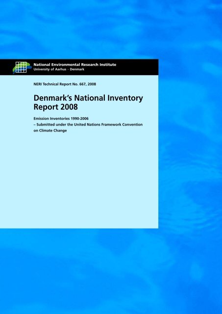 Denmark S National Inventory Report 2008 Emission Inventories