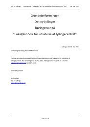 Lokalplan 587 for udvidelse af Jyllingecentret - Grundejerforeningen ...