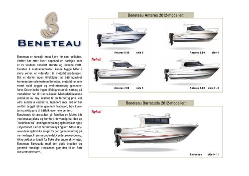 Beneteau Antares/Barracuda 2012 - Erling Sande AS