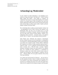Arkæologi og Modernitet - Jette Rostock