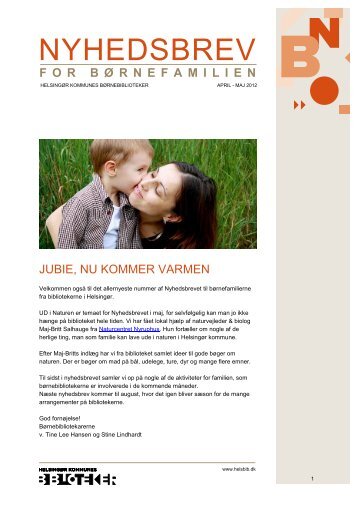 Maj-juli 2012: Tema: Ud i naturen - Helsingør Kommunes Biblioteker
