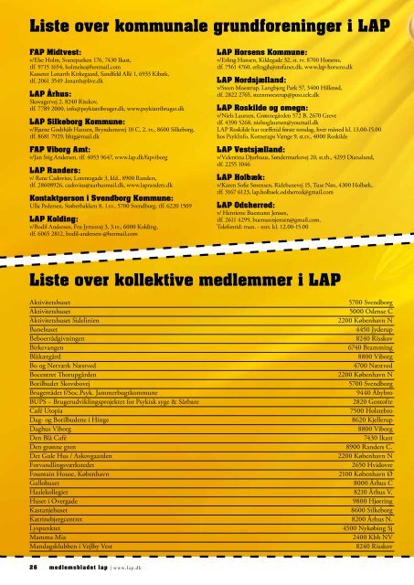 medlemsblad - LAP