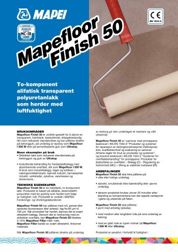Mapefloor Finish 50 Mapefloor Finish 50 - Mapei