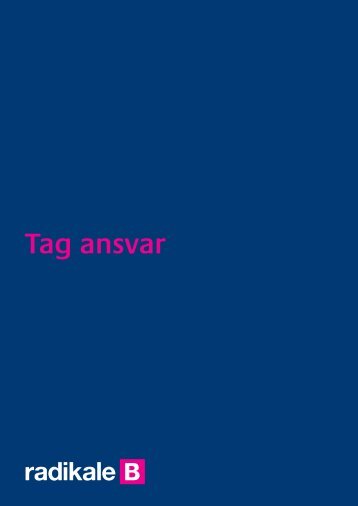 Tag ansvar - Radikale Venstre