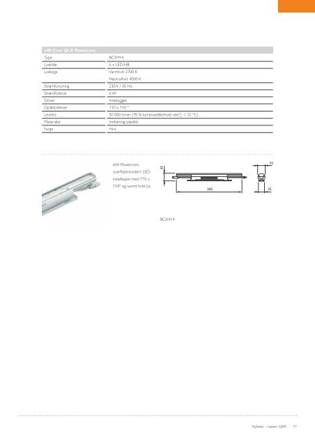 Belysning fra Philips – høsten 2009