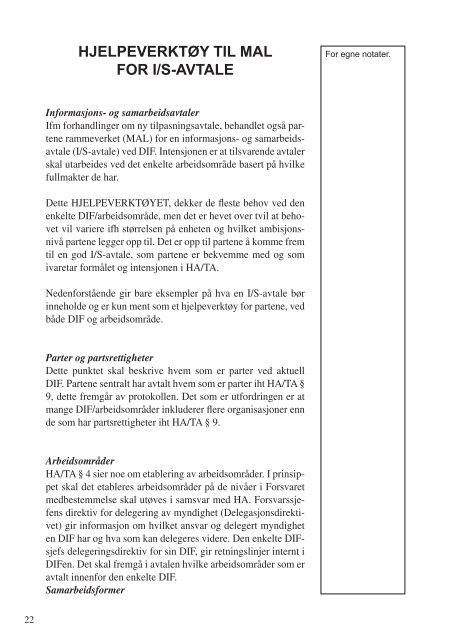 Hovedavtalen med Tilpasningsavtale for Forsvaret.pdf - Befalets ...