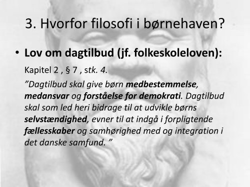 Filosofi med børn i børnehaven og børnehaveklassen ...