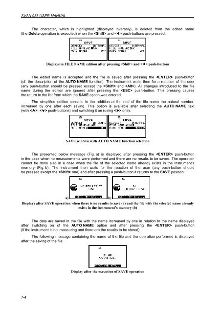 7 SAVING MEASUREMENT RESULTS - FILE - Svantek