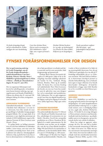 FYnSKe FOrÅrSFOrnemmeLSer FOr deSIGn - Danish Furniture On ...