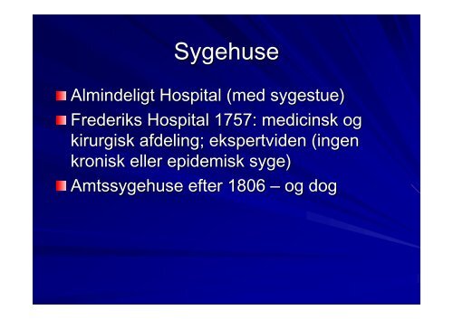 Sundhedsforhold - Slægtshistorisk Forening For Aalborgegnen