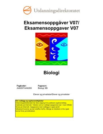 Biologi V07 - Udir.no