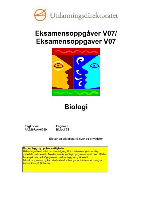 Biologi V07 - Udir.no