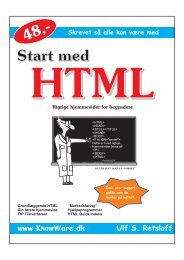 Start med HTML - PDF - KnowWare
