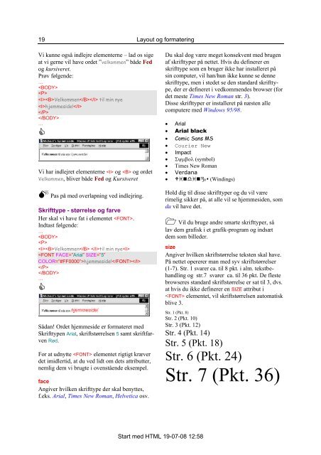 Start med HTML - PDF - KnowWare