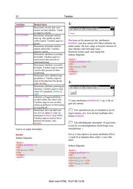 Start med HTML - PDF - KnowWare