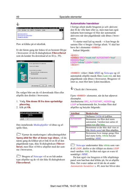 Start med HTML - PDF - KnowWare