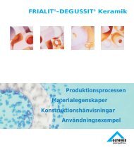 FRIALIT Produktionsprocessen - Glynwed AB