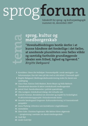 Sprogforum 41 - Aarhus Universitetsforlag