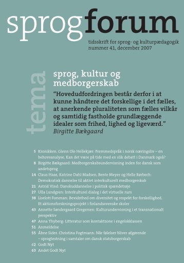 Sprogforum 41 - Aarhus Universitetsforlag