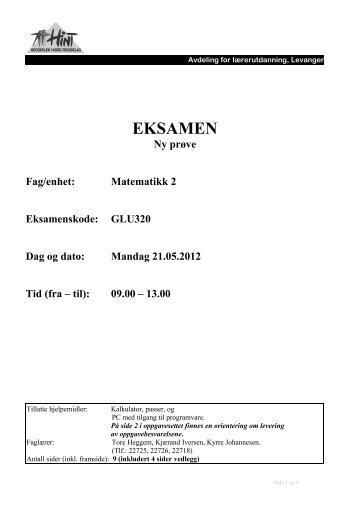 (-1,5) og er parallell med vektoren [2,-2]