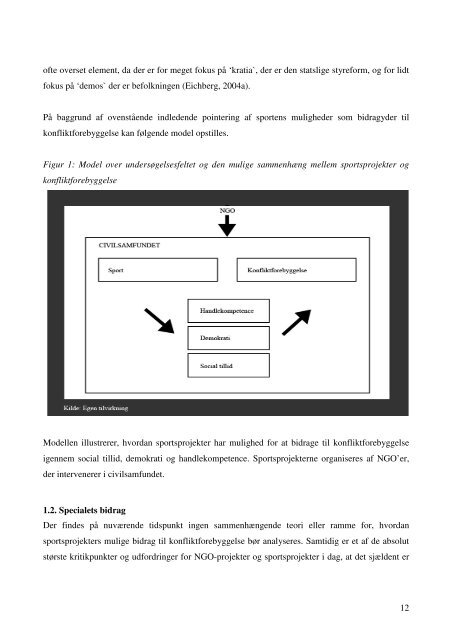 Kan sport forebygge voldelige konflikter? - Cross Cultures Project ...