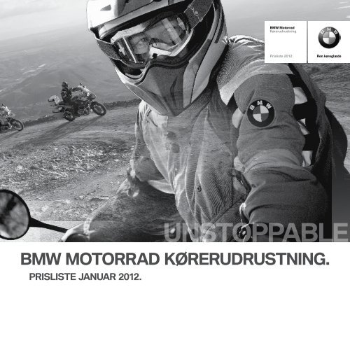 Vedrørende Tilfredsstille Natura Prisliste Køreudrustning 2012 (PDF 6,0 MB) - BMW MC Klub Danmark