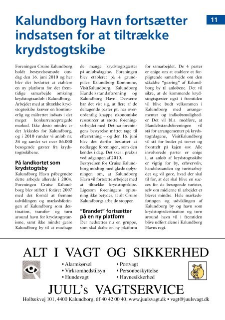 Læs det nye Fuld Kraft Frem nr. 17 her - Kalundborg Havn