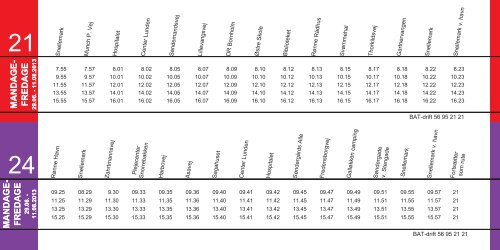 hent samlet køreplan her - BAT