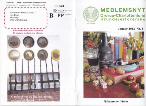 Medlemsnyt OC-G Januar 2012 nr. 1 - Ordrup-Charlottenlund ...