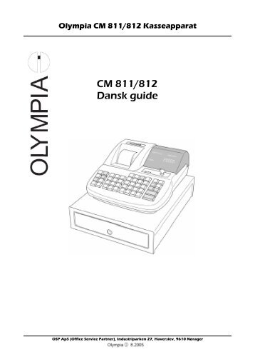 CM 811/812 Dansk guide - Velkommen til Olympia-Danmark.dk!