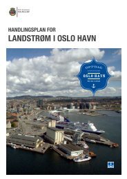 handlingsplan for landstrøm - Oslo Havn