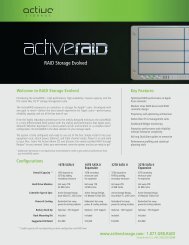 RAID Storage Evolved - Active Storage