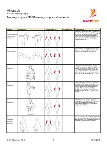 Download træningsprogrammet som PDF her - Viivaa
