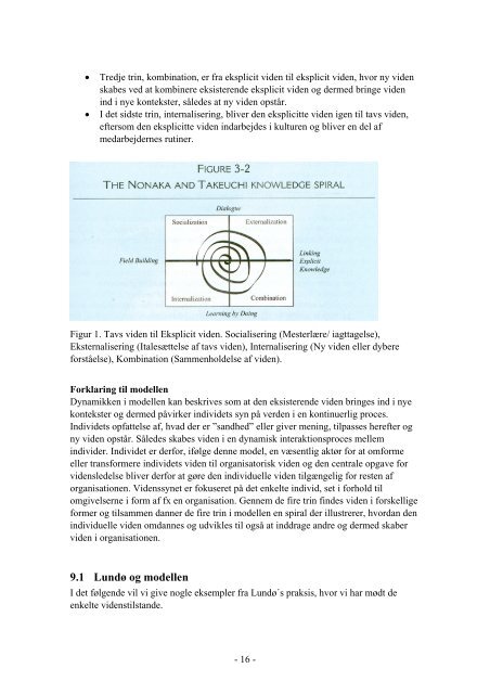 Knowledge Management i Lundø. Miniprojekt. IT ... - HMI Know-How