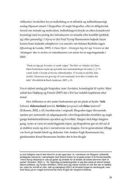 Den politiske biografi - Kommunikationsforum