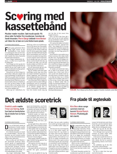 Onsdag 6. juli 2011 O VER TO NERNES MAEST RO ... - Politiken