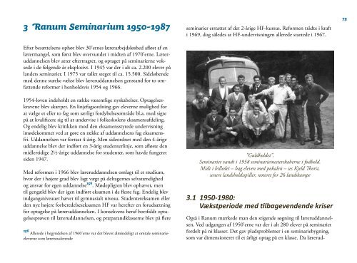 Ranum Seminarium 1848-2011 - VIA University College