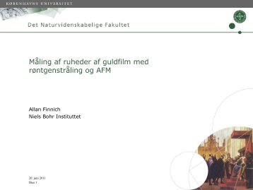 Slides fra foredrag om forsøg - alfin.dk