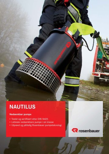 Brosjyre Nautilus nedsenkbare pumper - Egenes Brannteknikk AS