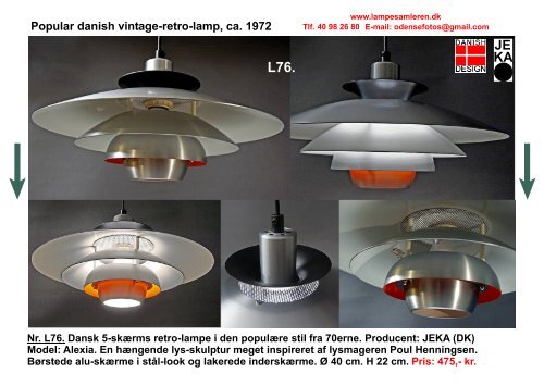 Download Gamle Loftlamper PDF - Lampesamleren