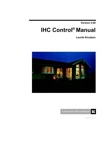 IHC Control® Manual - Lauritz Knudsen