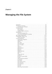 Chapter 6: Managing the File System - Allied Telesis