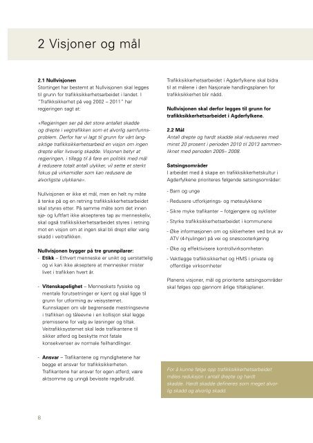 Strategiplan for trafikksikkerhet - Vest-Agder fylkeskommune