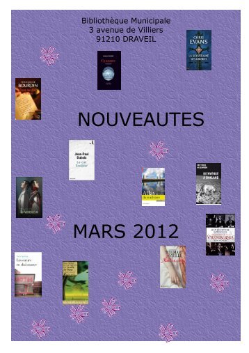 NOUVEAUTES MARS 2012 - Draveil