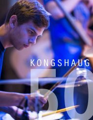 Jubileumsskrift Kongshaug 50 år - Kongshaug Musikkgymnas
