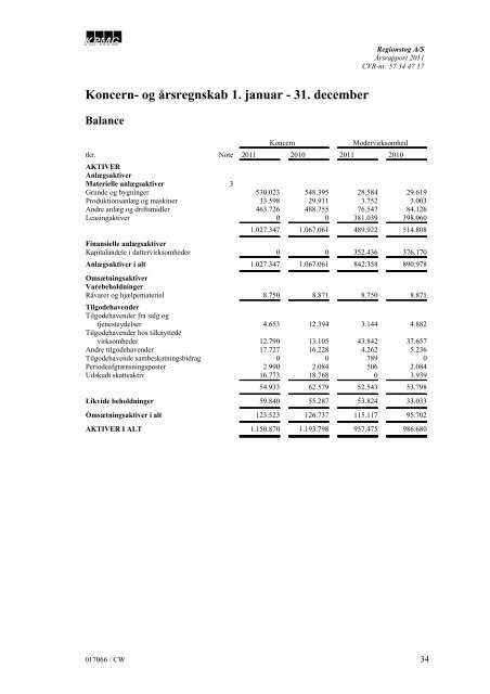 Regionstog A/S CVR - Movia