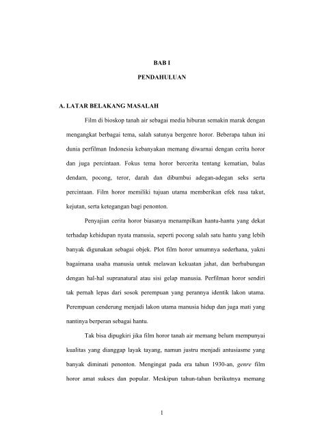 1 Bab I Pendahuluan A Latar Belakang Publikasi Umy