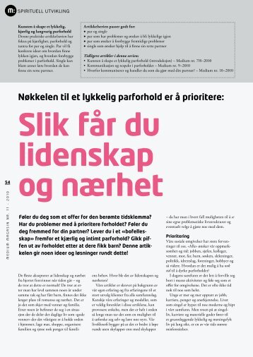 (PDF) – Slik får du lidenskap og nærhet - Pål-Esben Wanvig